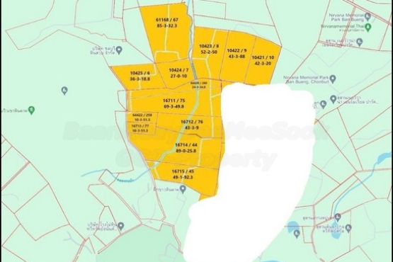 66316, ขายที่ดิน 673 ไร่ 83 ตารางวา ผังสีเหลือง eec ต.หนองไผ่แก้ว อ.บ้านบึง จ.ชลบุรี