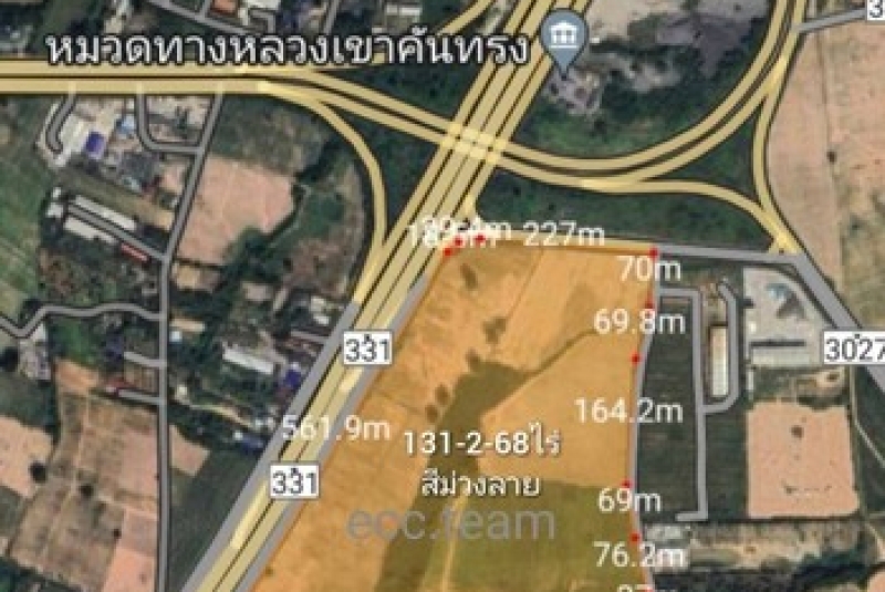 ขายที่ดิน เขาคันทรง ศรีราชา ชลบุรี (เนื้อที่ 131-2- 68ไร่  ไร่ รวมเป็นเงิน 592,515,000 บาท) เขาคันทรง ศรีราชา ชลบุรี