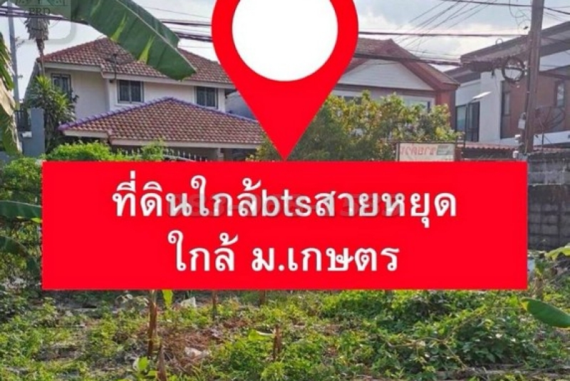 ขายที่ดินซอยสายหยุด ถนนพหลโยธิน (เนื้อที่ 60 ตร.ว. ขาย 2.89 ล้านบาท) บางเขน บางเขน กทม.