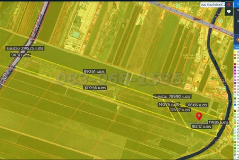 ขายที่ดินสีเหลืองสร้างหมู่บ้าน ถนนบางนาตราด-รัตนะโกสินธ์200ปี (เนื้อที่ 87ไร่ ขายไร่ละ 3.7ล้าน ) บางบ่อ บางบ่อ สมุทรปราการ 10570
