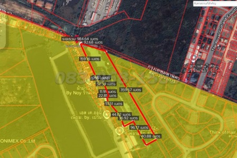 ขายถูกมากที่ดินผังสีเหลืองสร้างหมู่บ้าน ลาดกระบัง-หลวงแพ่ง  เนื้อที่ 16-2-79.9 ไร่  ขายไร่ละ 5.5 บาท บางเสาธง สมุทรปราการ