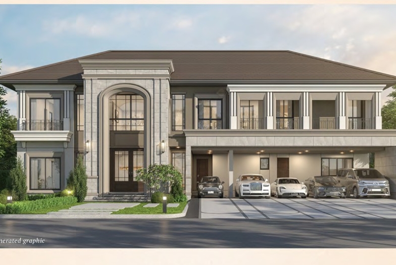 Luxury House For Sale Grand Bangkok Boulevard บ้านหรู 2 ชั้น ราชพฤกษ์-ปิ่นเกล้า  บางเชือกหนัง  ตลิ่งชัน กรุงเทพมหานคร 10170