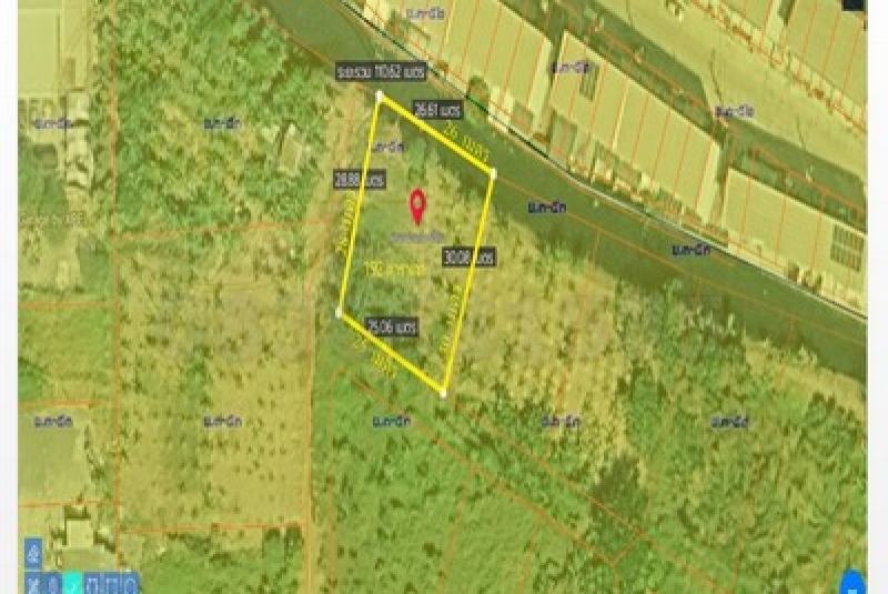 ที่ดินพัฒนาการ 107 เข้าซอย 260 เมตร เนื้อที่ 192 ตารางวา วาละ 30,000 บาท พร้อมโอน ประเวศ กรุงเทพฯ